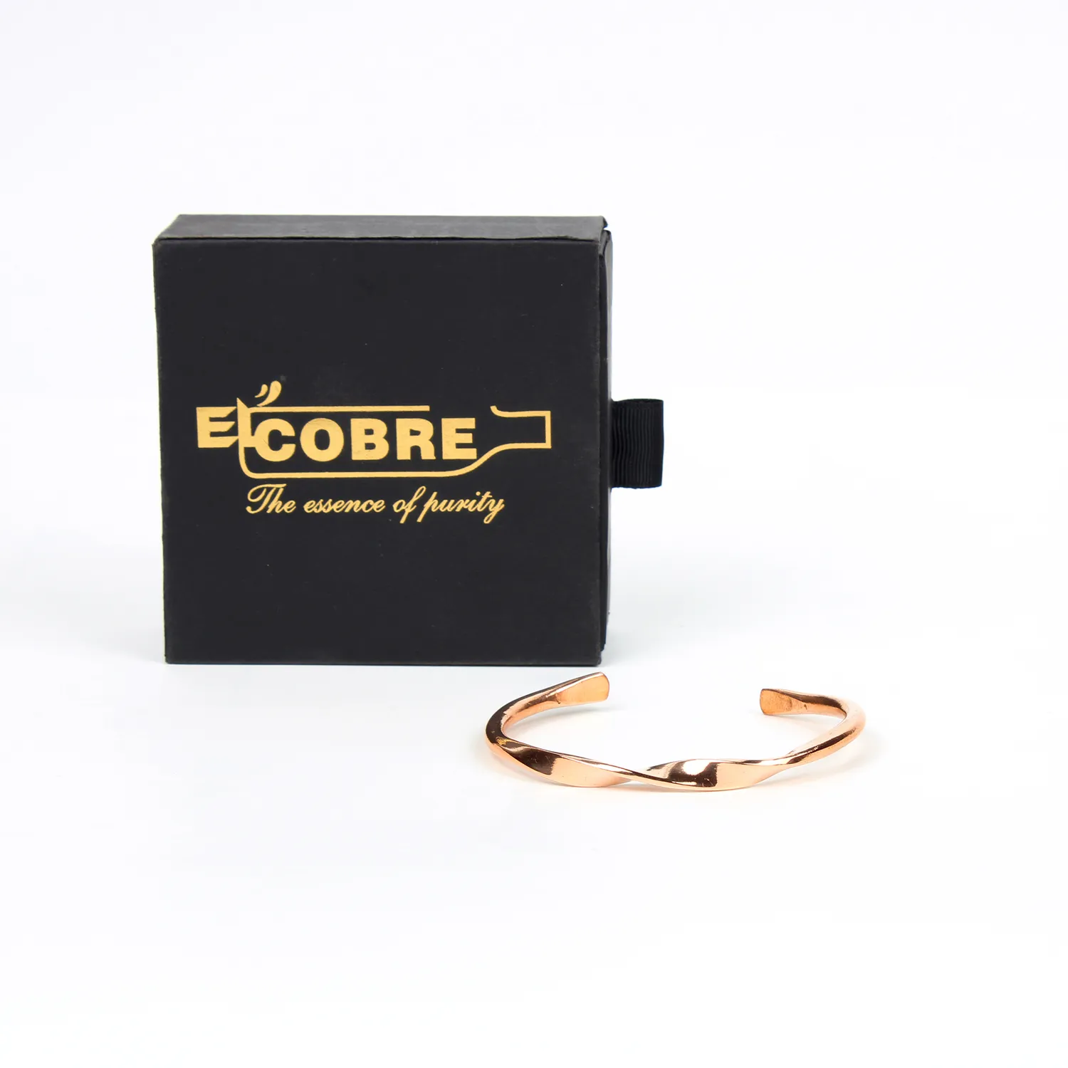El'Cobre Design 42 let kobberarmbånd gaveæske