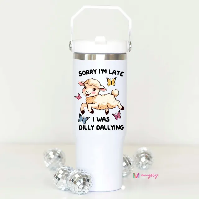 Mugsby Dilly Dallying tumbler 887 ml stål