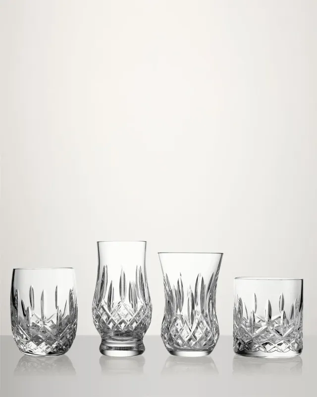 Waterford Lismore Mixed Tumbler whiskyglas 4 stk slebet