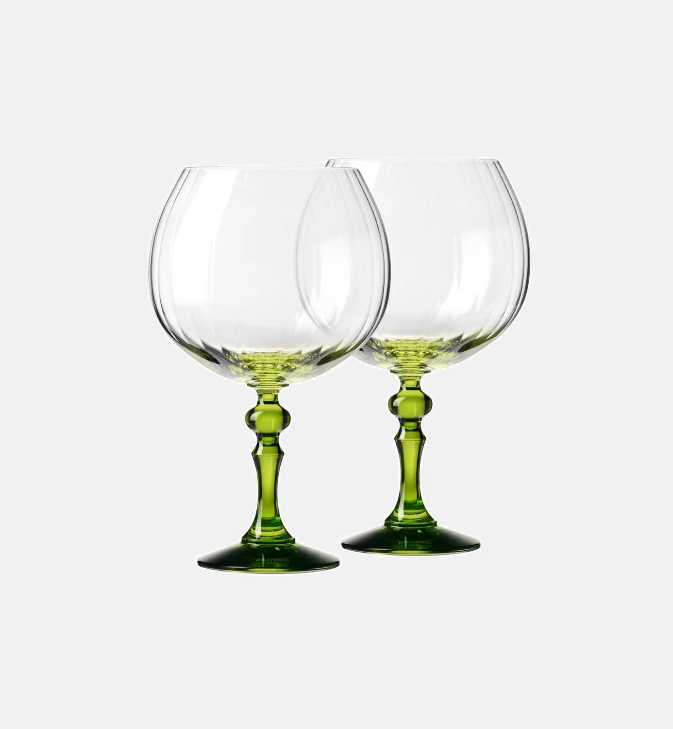 Krosno Ombré ginglas 660 ml grøn stilk