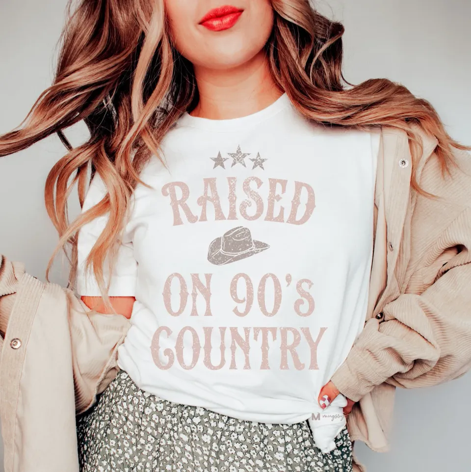 Mugsby Raised on 90s Country t-shirt countrymotiv