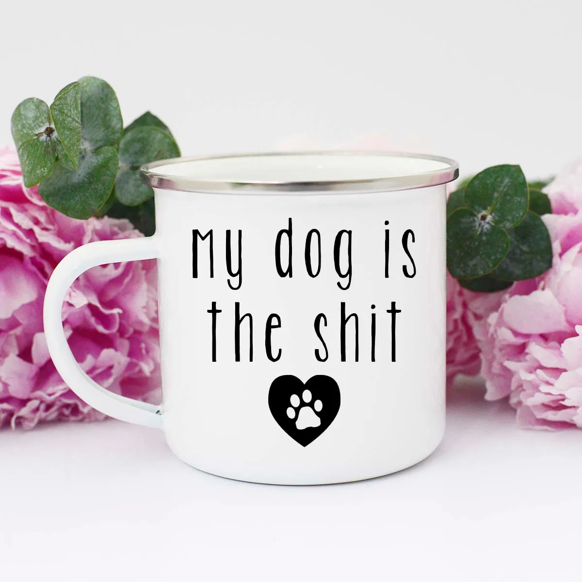 Mugsby Funny Dog Krus hvid 325 ml hunde