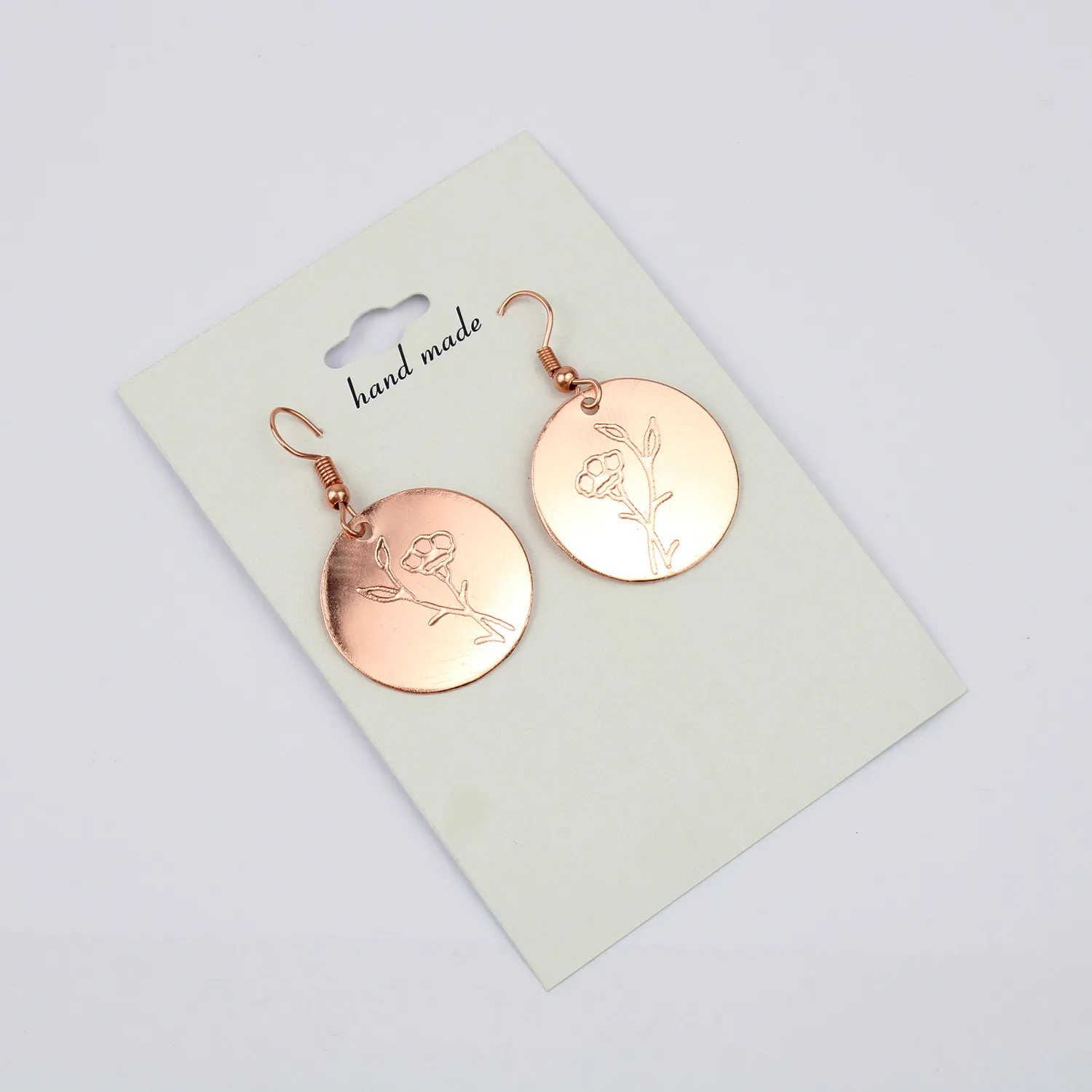 El'Cobre Design 6 kobber øreringe håndlavede