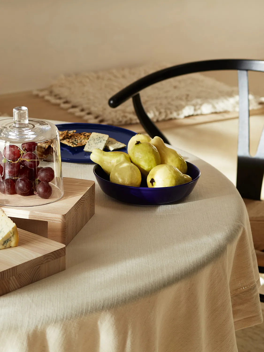 LSA Collective pastaskål 2 stk cobalt porcelæn