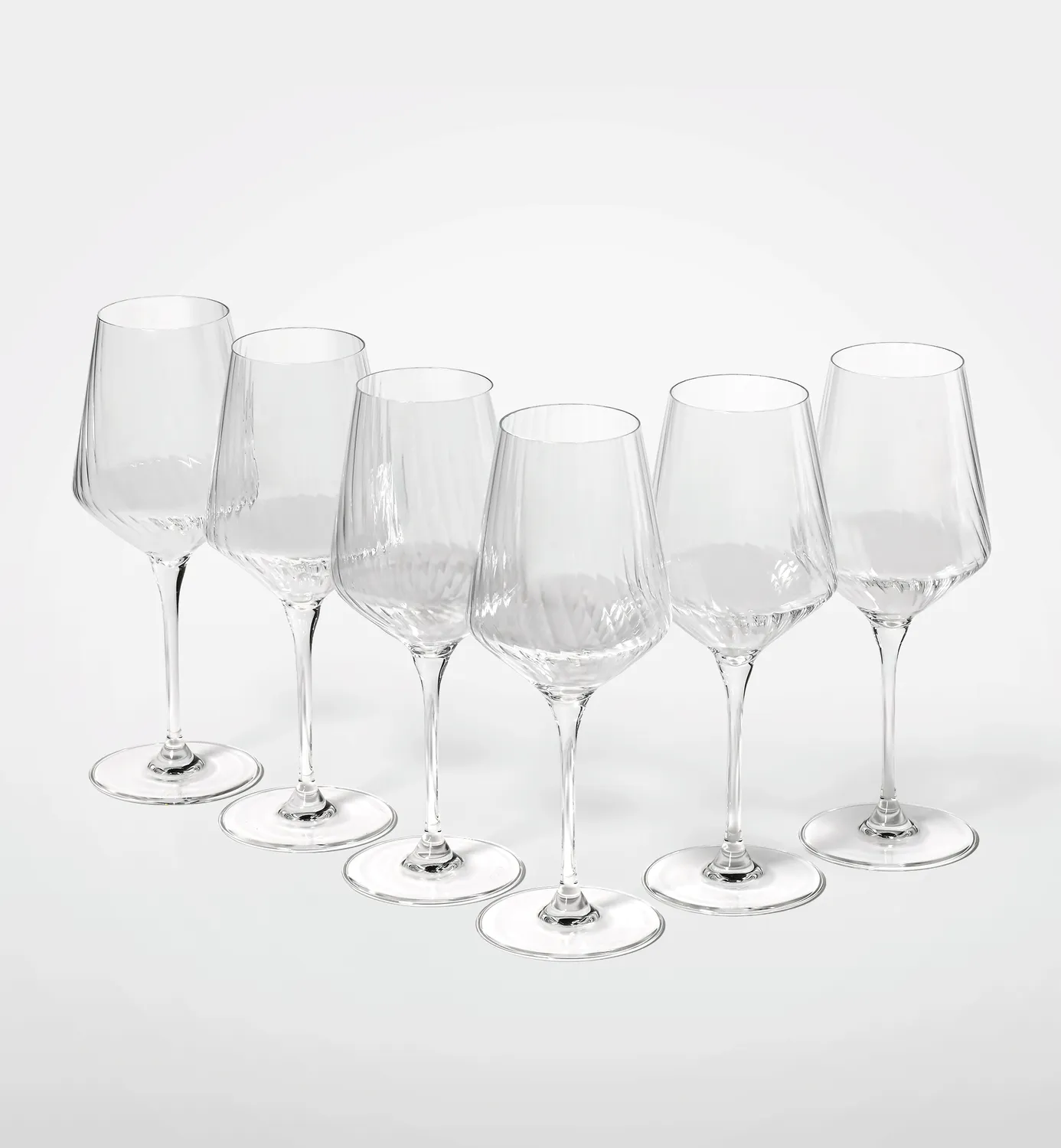 Krosno Lumi hvidvinsglas 390 ml 6 stk