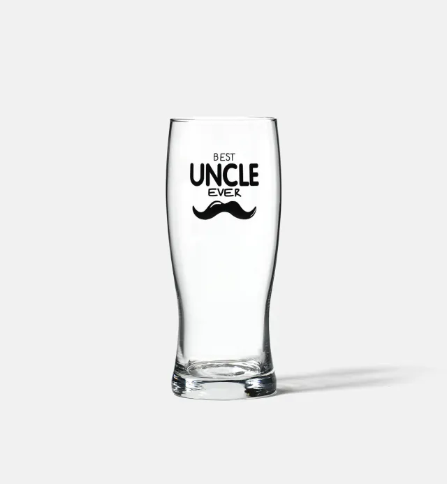 Krosno Best Uncle Ever ølglas 500 ml med tryk