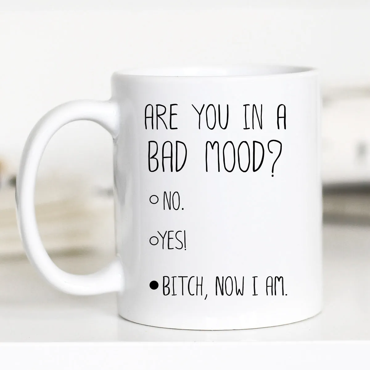 Mugsby Are You in a Bad Mood Kop 325 ml sarkastisk