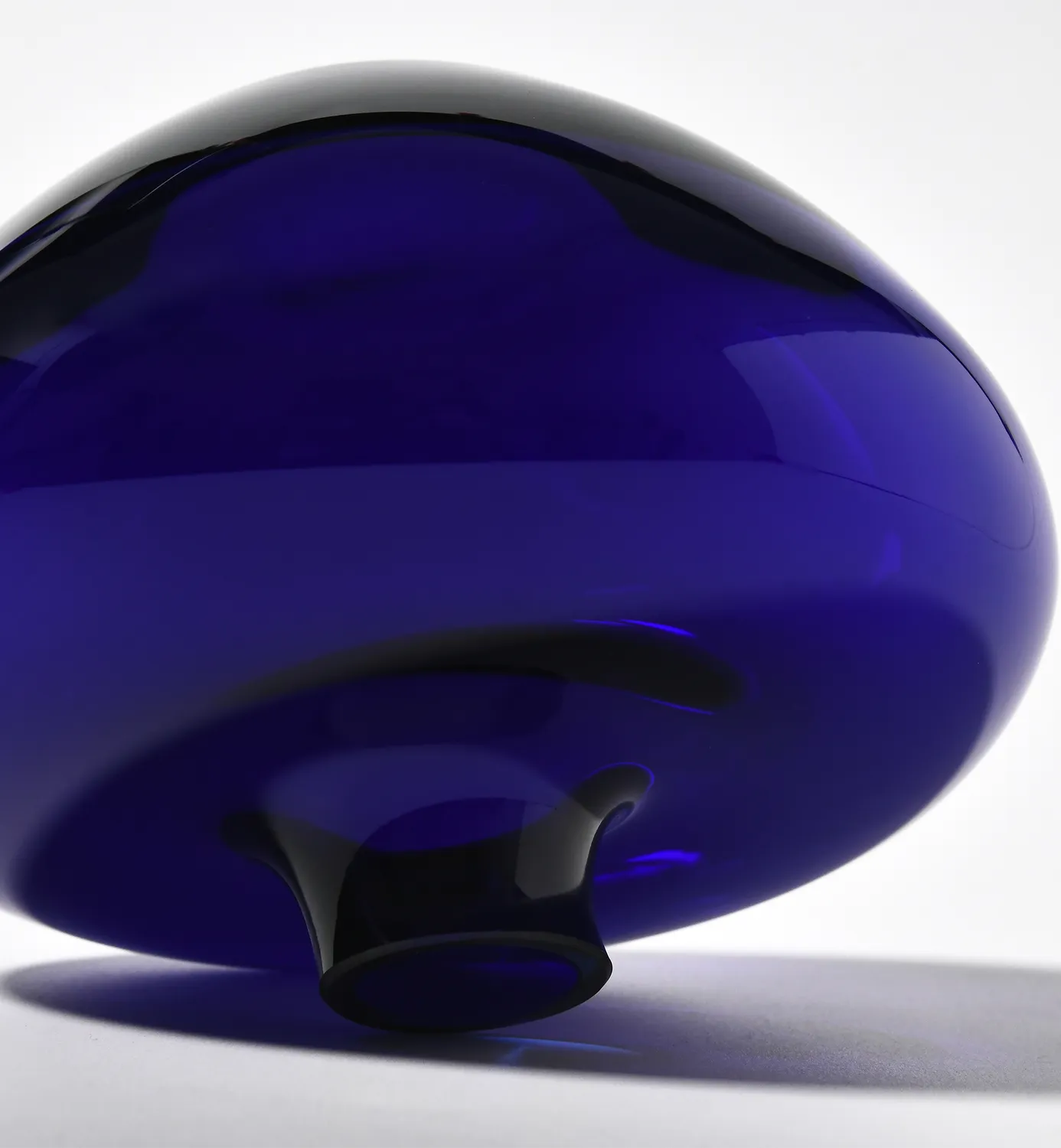 Krosno Pebble 2017 vase 16 cm cobalt