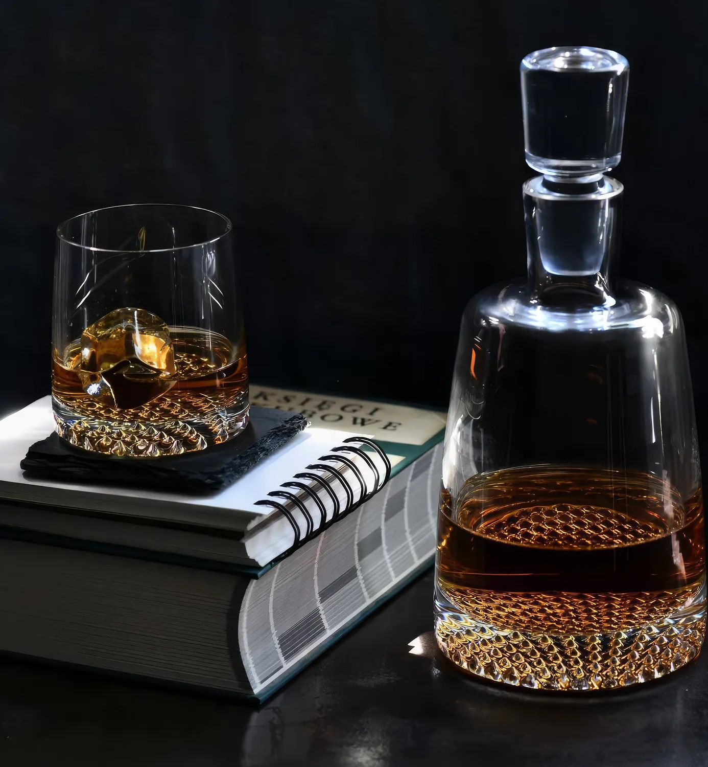 Krosno whiskysæt 7 dele karaffel og glas