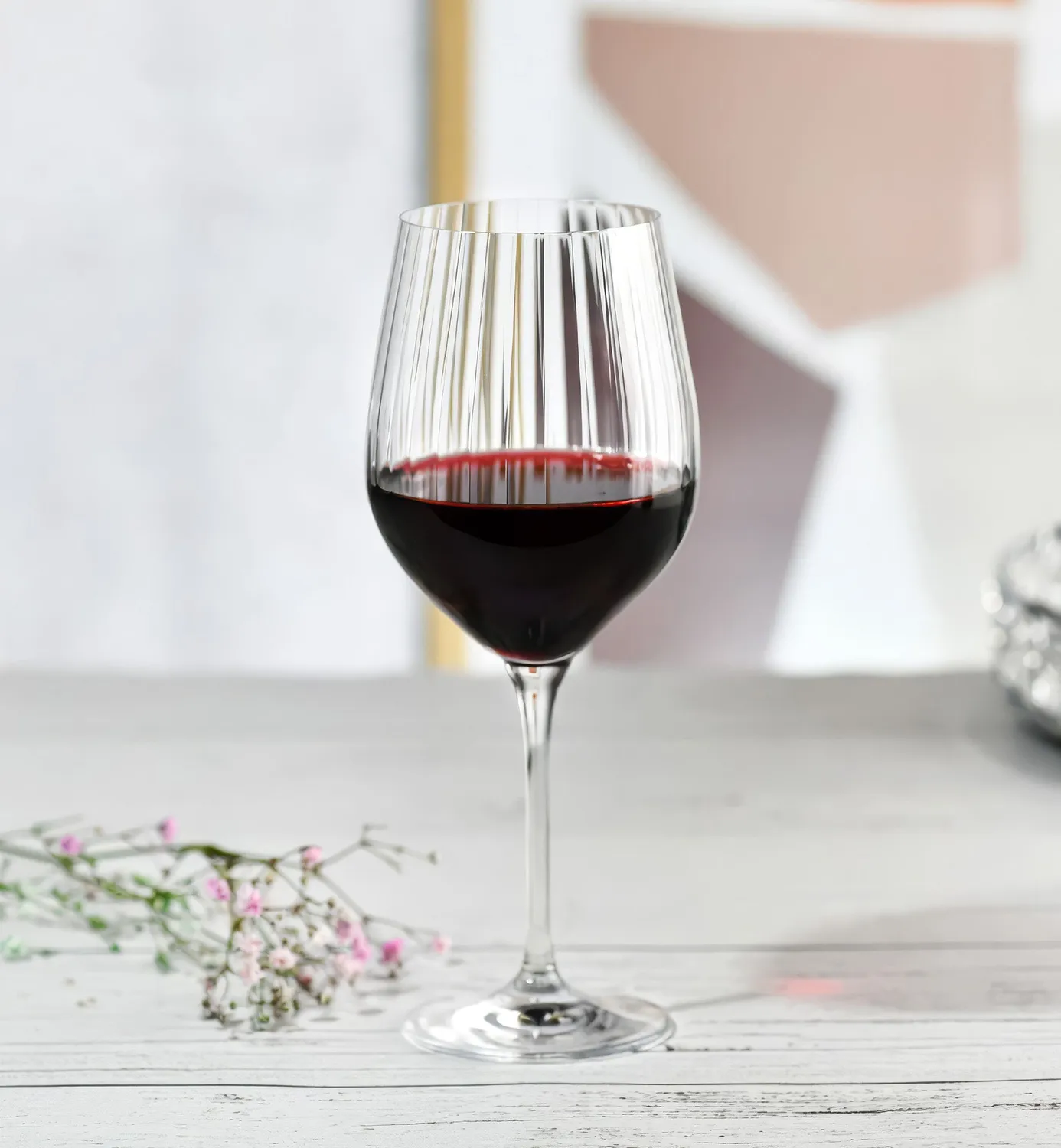 Krosno Harmony Lumi vinglas 530 ml rifflet