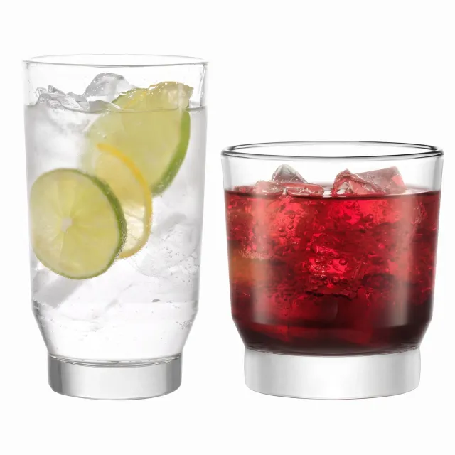 Libbey Merida drikkeglas 8 stk tumbler rocks 473 ml
