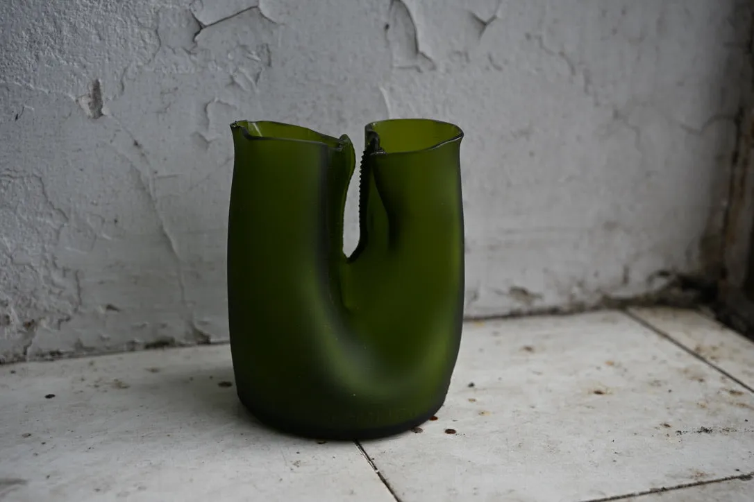Jesper Jensen Twin Bottleneck vase 9 cm oliven short