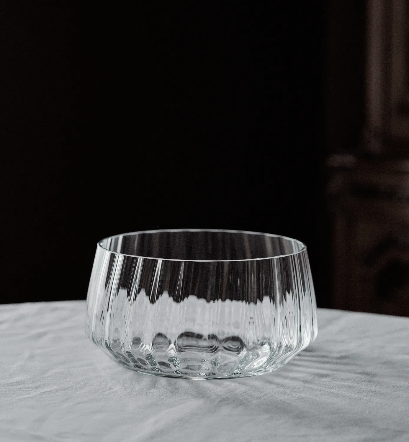 Krosno Celebration serveringsskål 24 cm glas