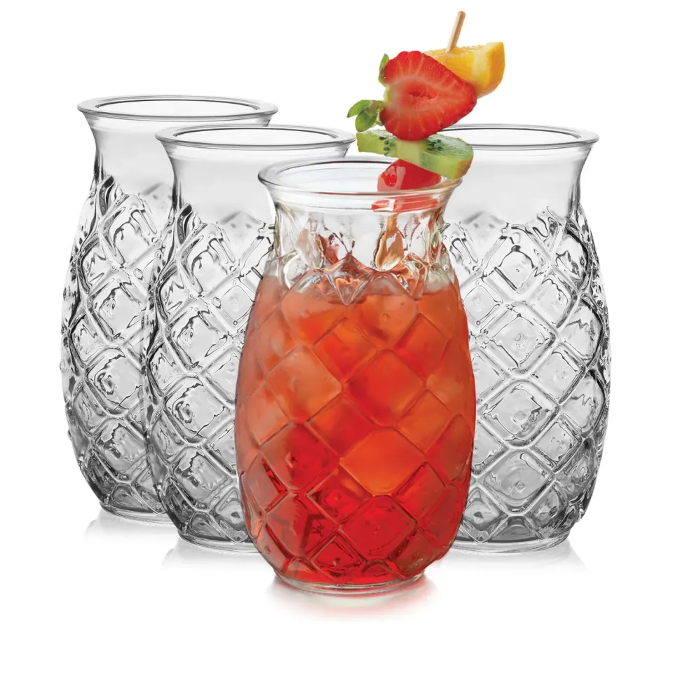 Libbey Tiki Pineapple cocktailglas 4 stk 503 ml ananasform