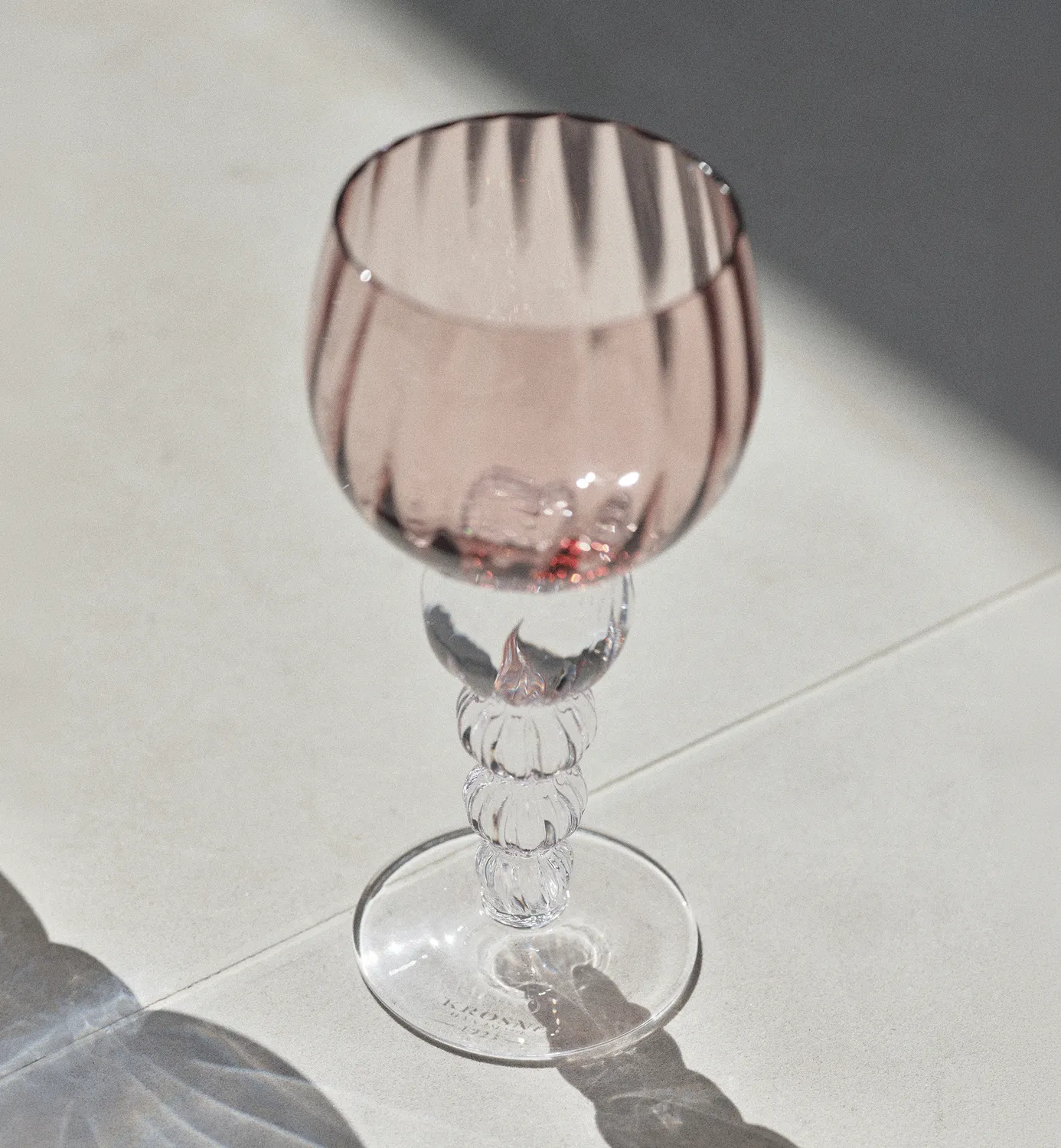 Krosno Mirel vinglas 350 ml bordeaux mundblæst