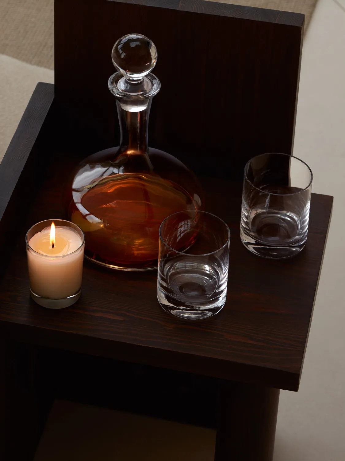 LSA Bar tumblerglas 2 stk whiskyglas tung bund