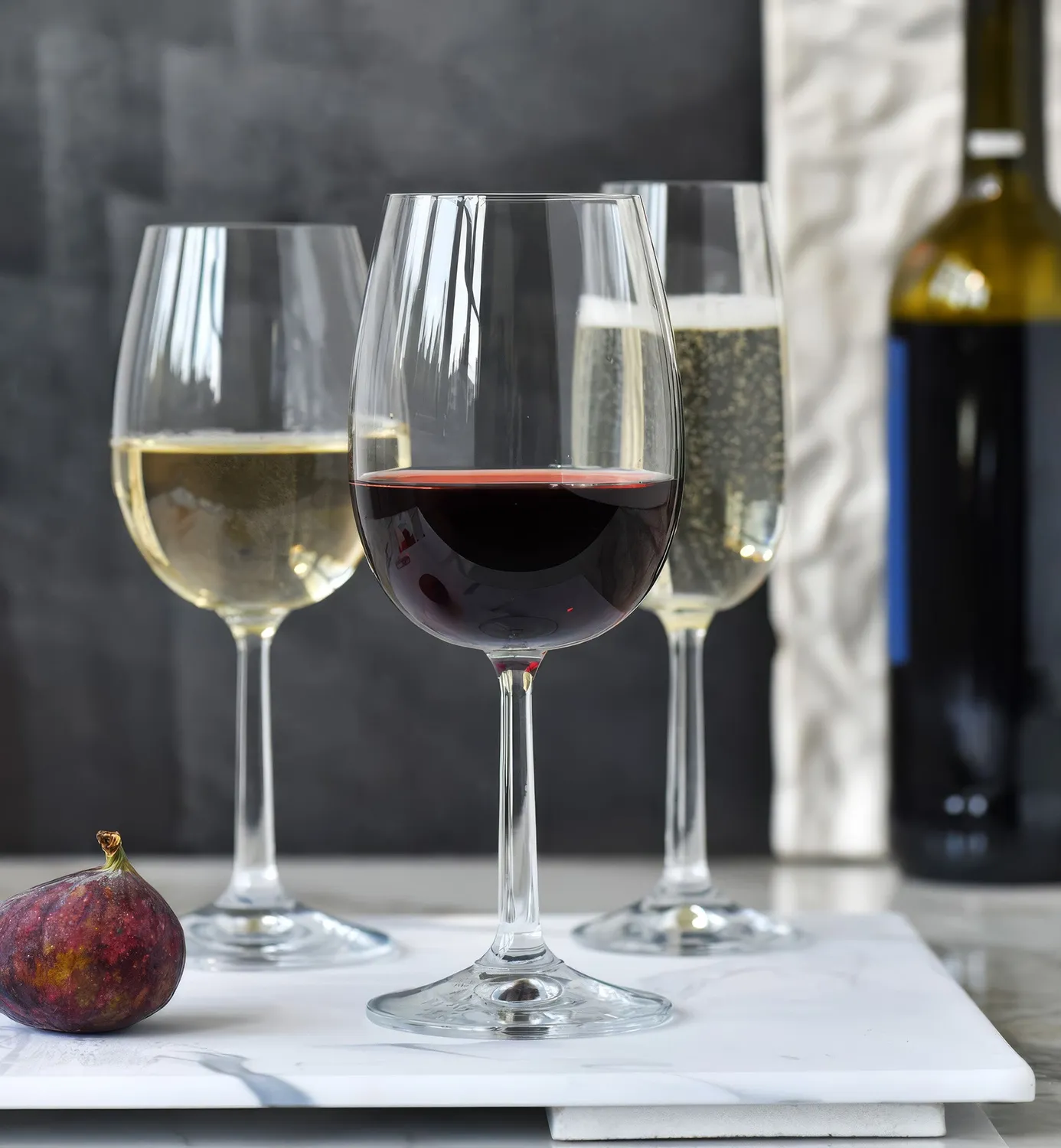 Krosno Pure rødvinglas 390 ml krystalglas