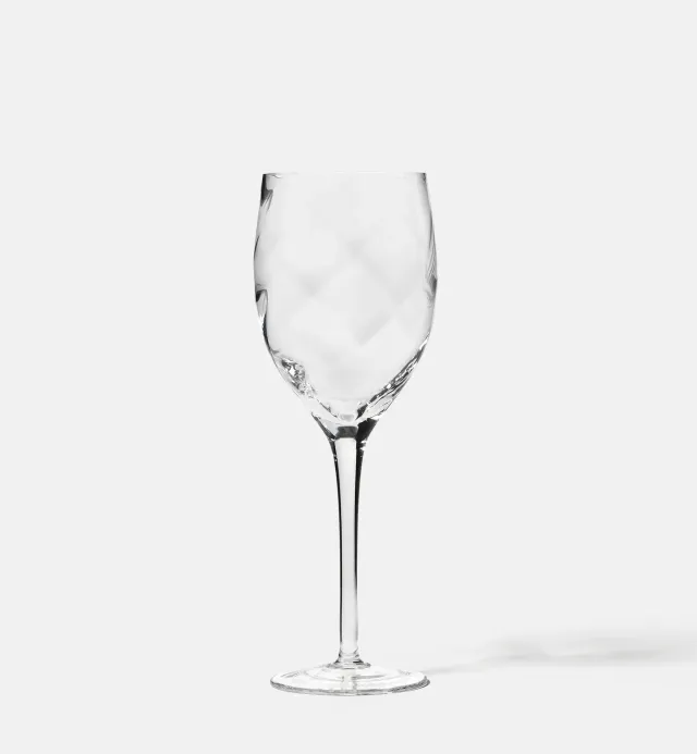 Krosno Romance rødvinsglas 320 ml mundblæst diamantslib