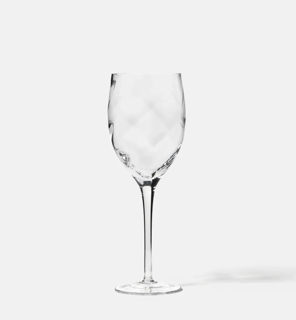 Krosno Romance rødvinsglas 320 ml mundblæst diamantslib
