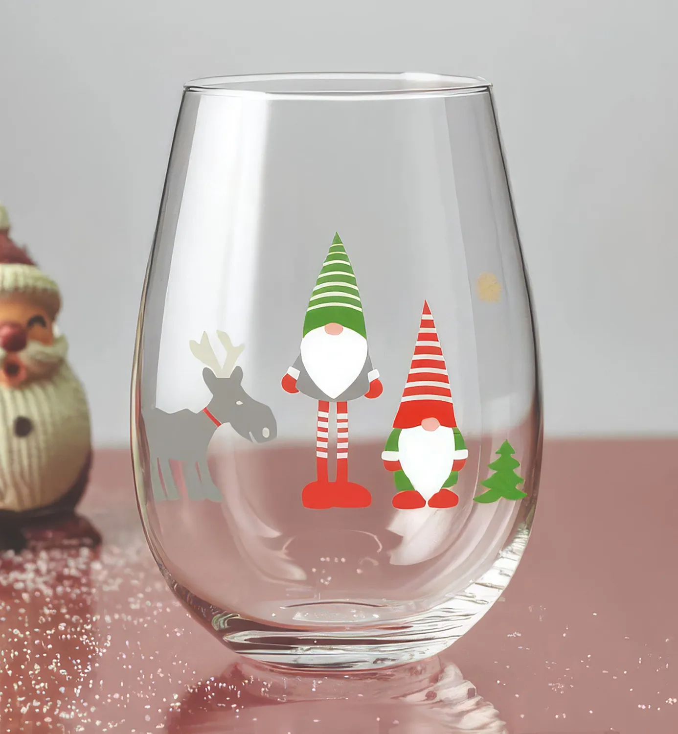 Krosno Christmas vandglas 550 ml nisser