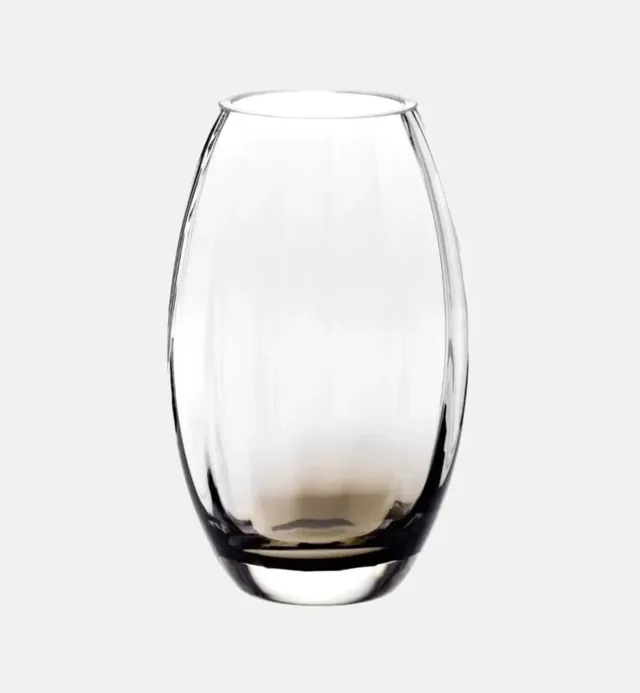 Krosno Gemstone vase 23,5 cm røgfarvet krystal