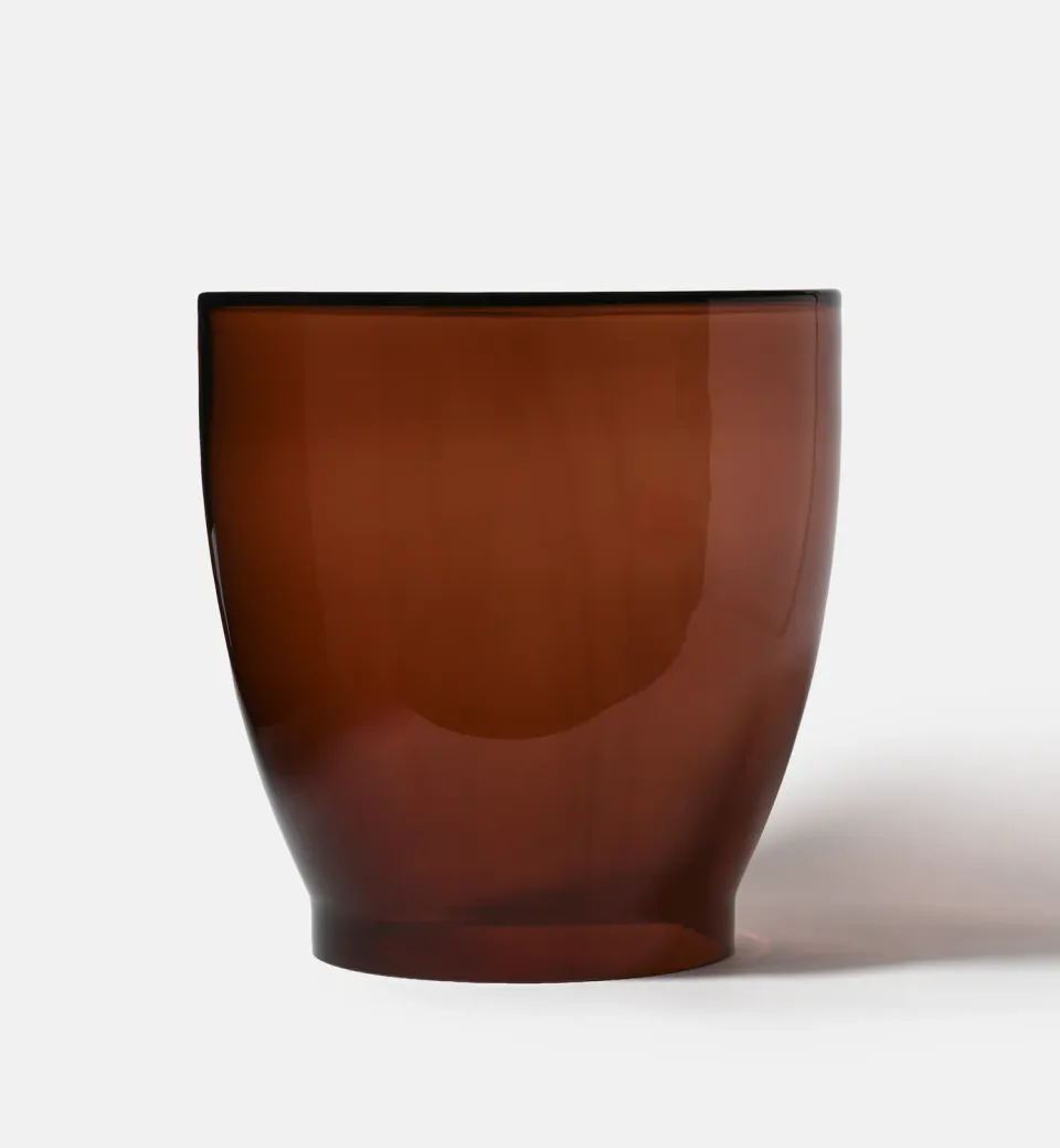 Krosno glasbord 43 cm bordeaux krystal