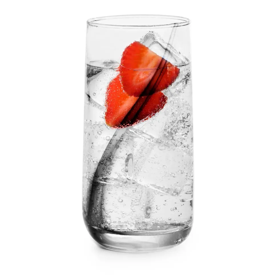 Libbey Ascent Cooler glas 8 stk 473 ml sort bånd