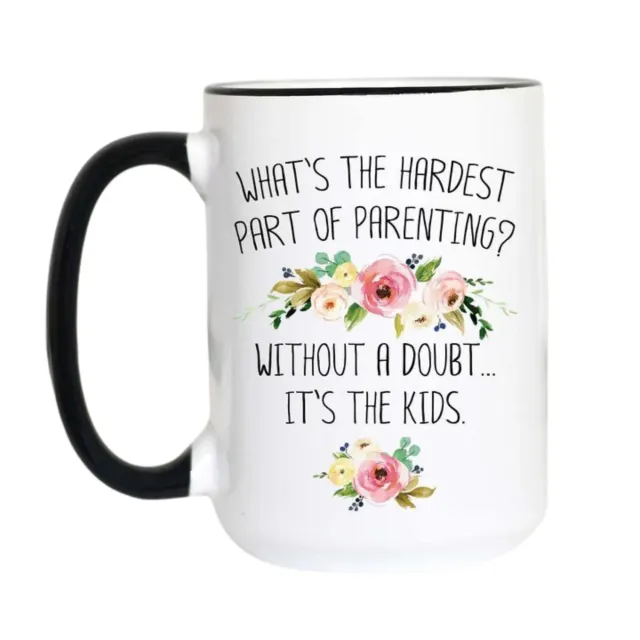 Mugsby It's the Kids krus 325 ml hvid sjov forældregave