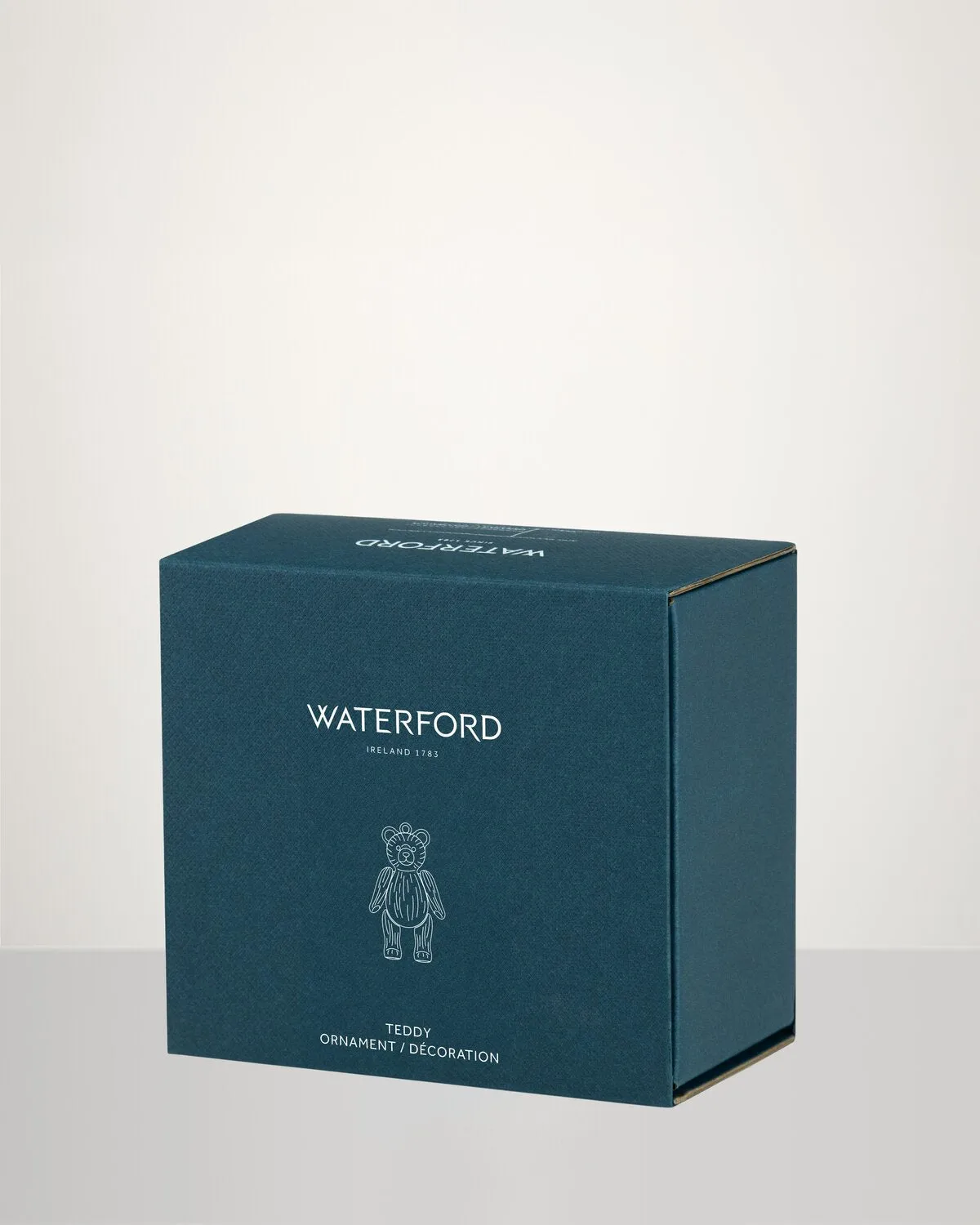 Waterford julepynt bamse guld metal