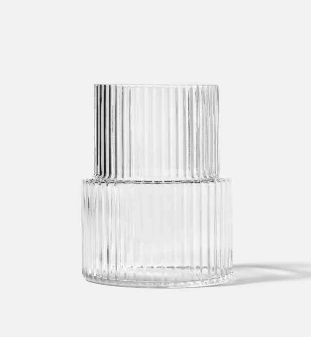 Krosno Sparkle vase riflet klar 20 cm