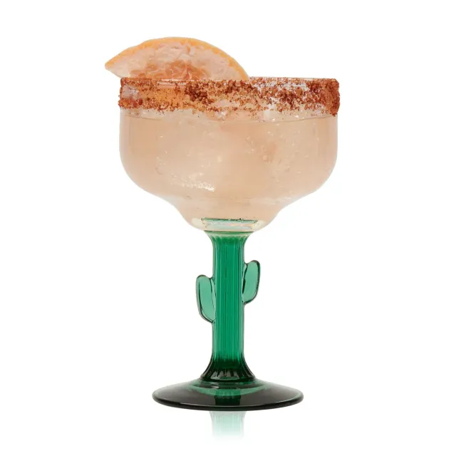 Libbey Cactus margaritaglas 4 stk grøn