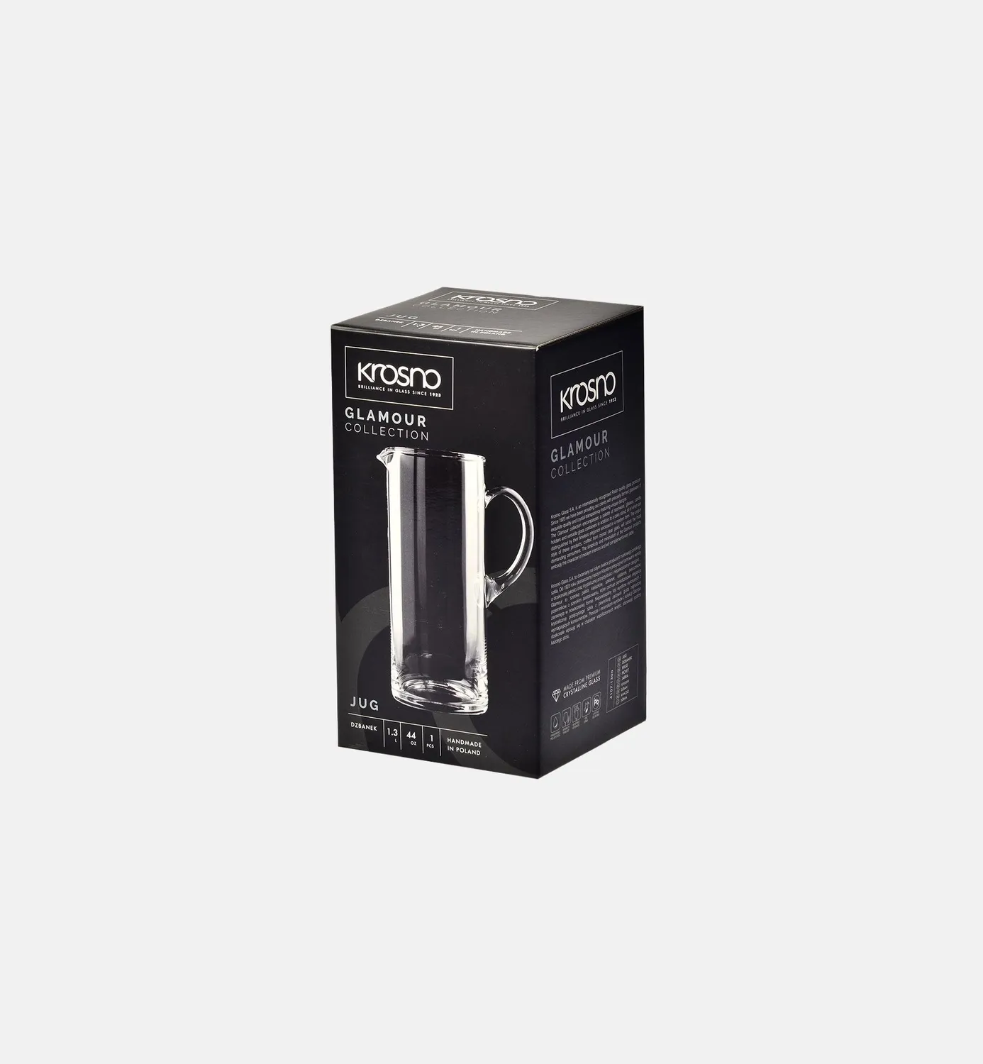 Krosno Glamour kande 1300 ml krystalglas