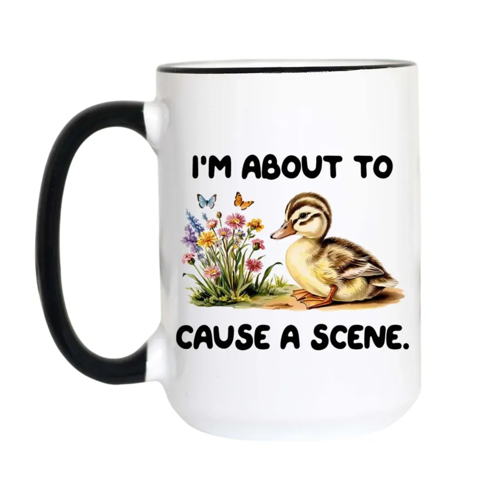 Mugsby Cause a Scene krus 325 ml and hvid