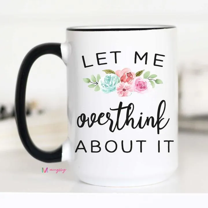 Mugsby Overthink Kaffekop sort hank 325 ml