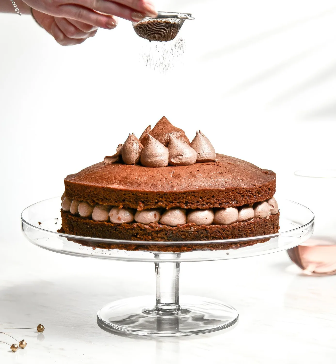 Krosno Glamour kagefad med kuppel 31,5 cm