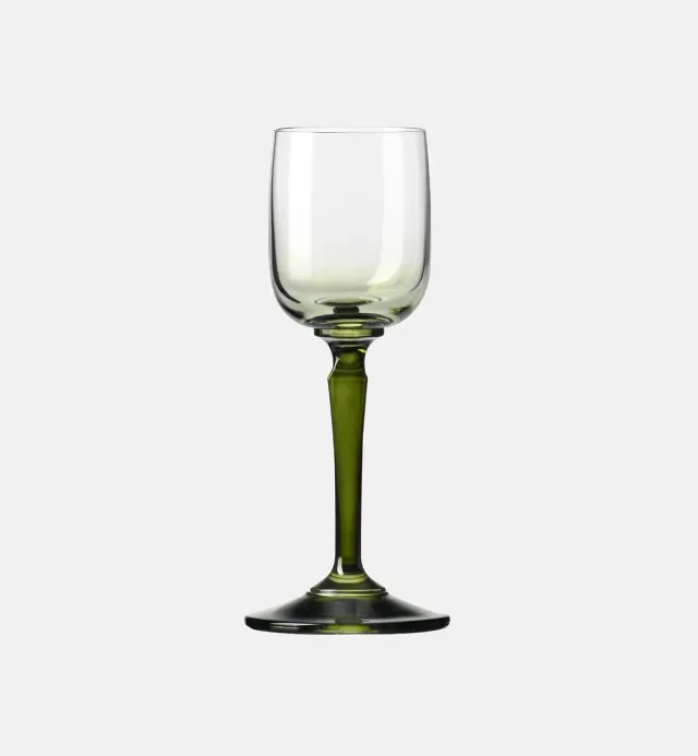 Krosno Celebration Moments vodkaglas 40 ml grøn stilk