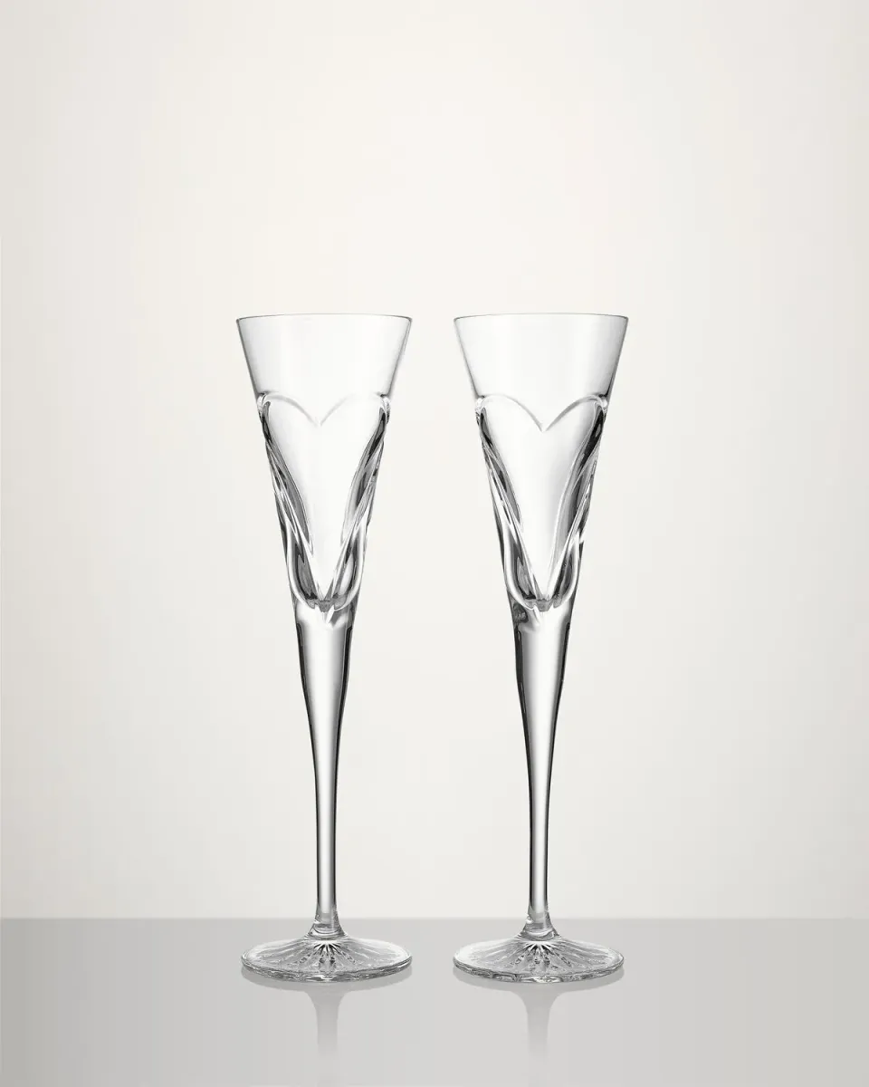 Waterford Wishes Love champagneglas 2 stk krystal
