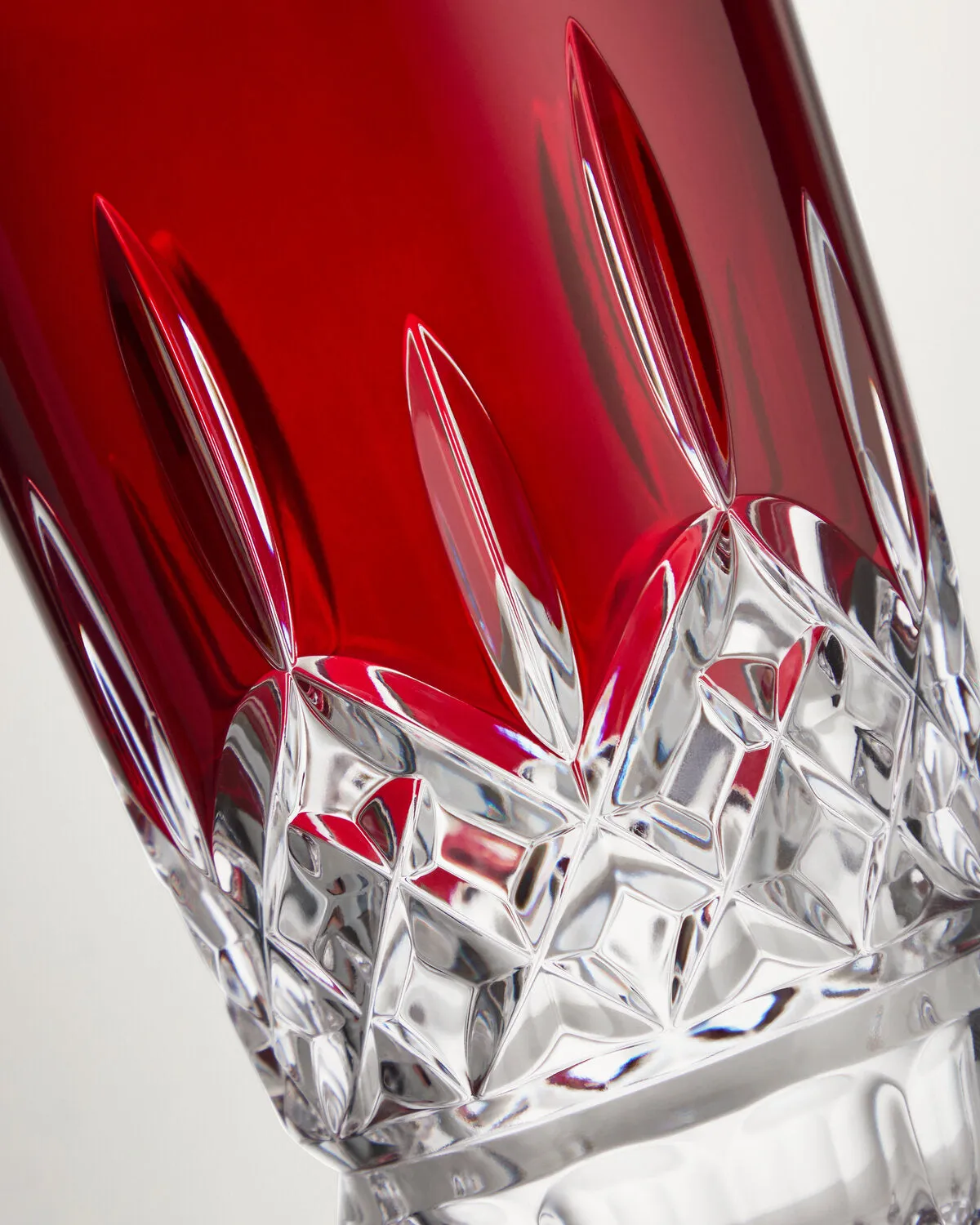 Waterford Lismore Red cocktailshaker rød krystal