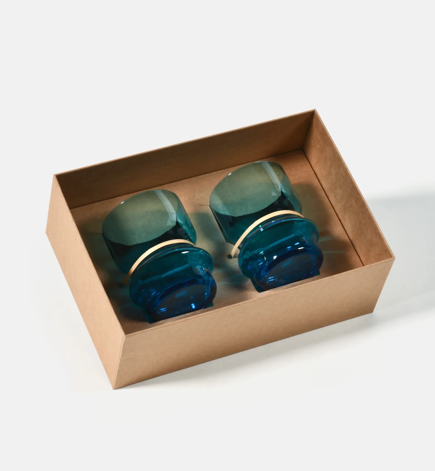 Krosno Double Bubble 1969 tumbler 230 ml lapis