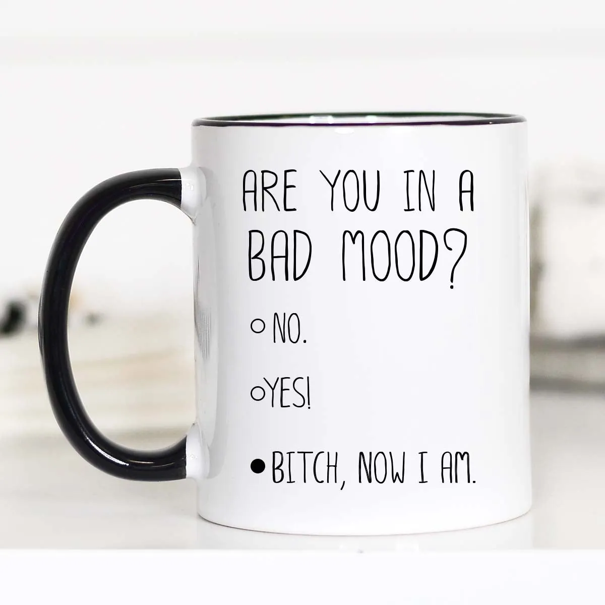 Mugsby Are You in a Bad Mood Kop 325 ml sarkastisk