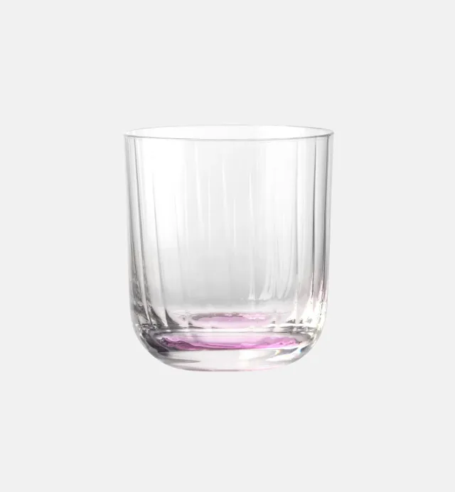 Krosno Bubble vandglas 300 ml pink rillet