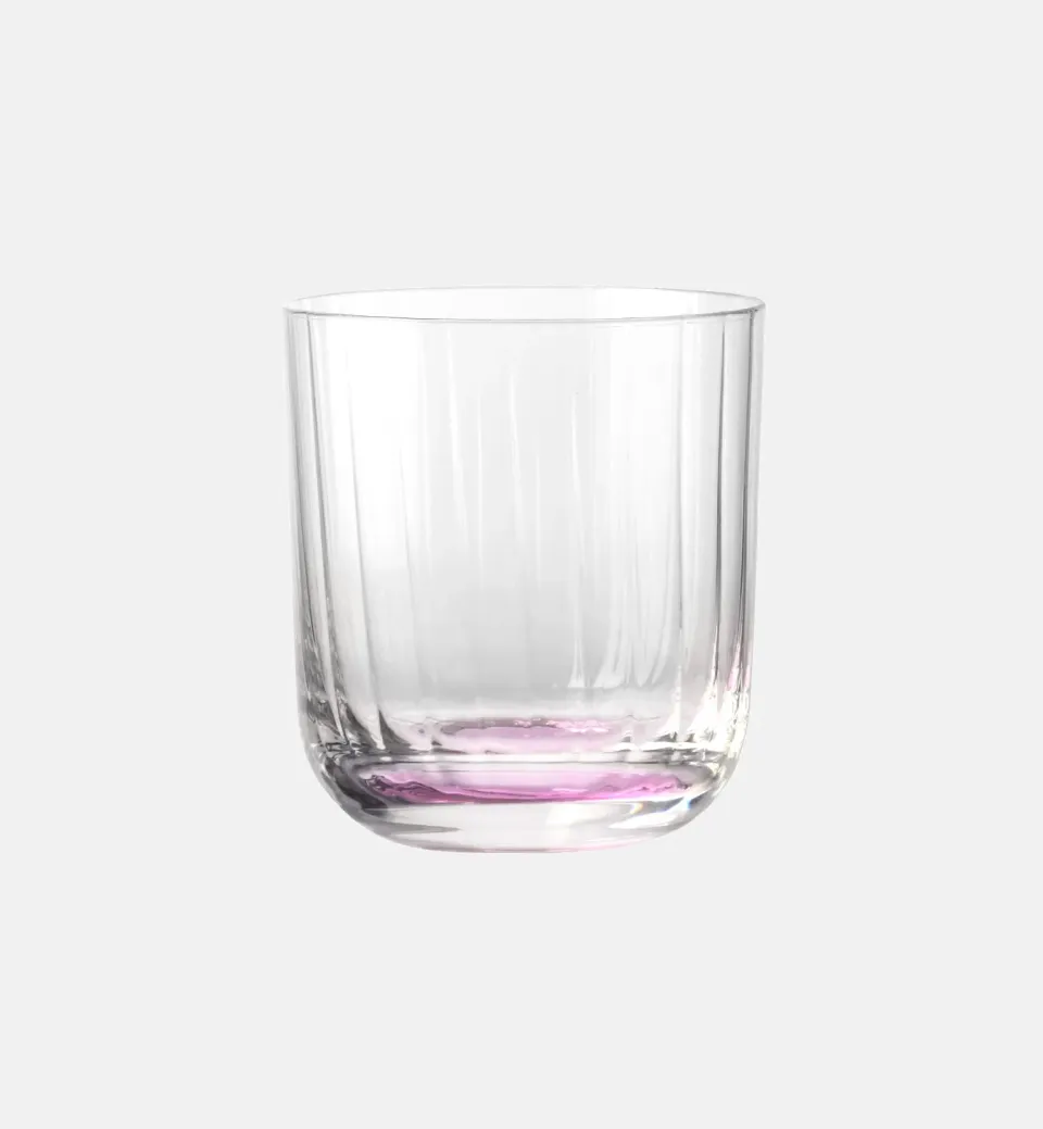Krosno Bubble vandglas 300 ml pink rillet