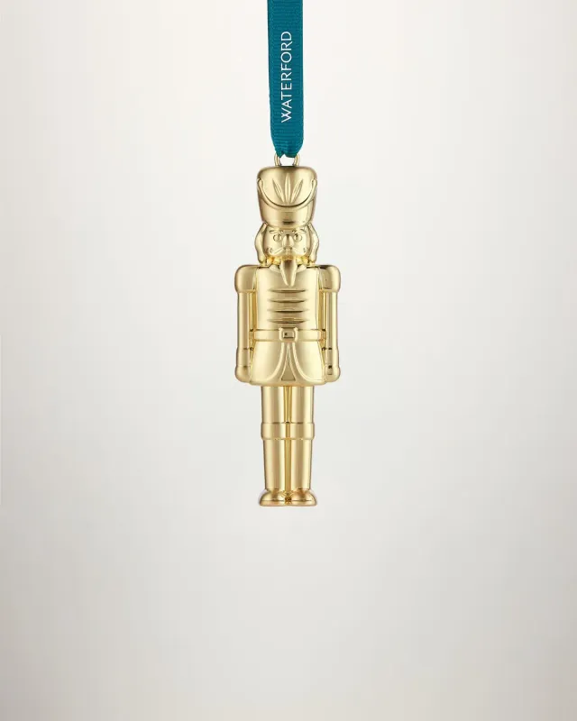 Waterford Nøddeknækker julepynt guld ornament