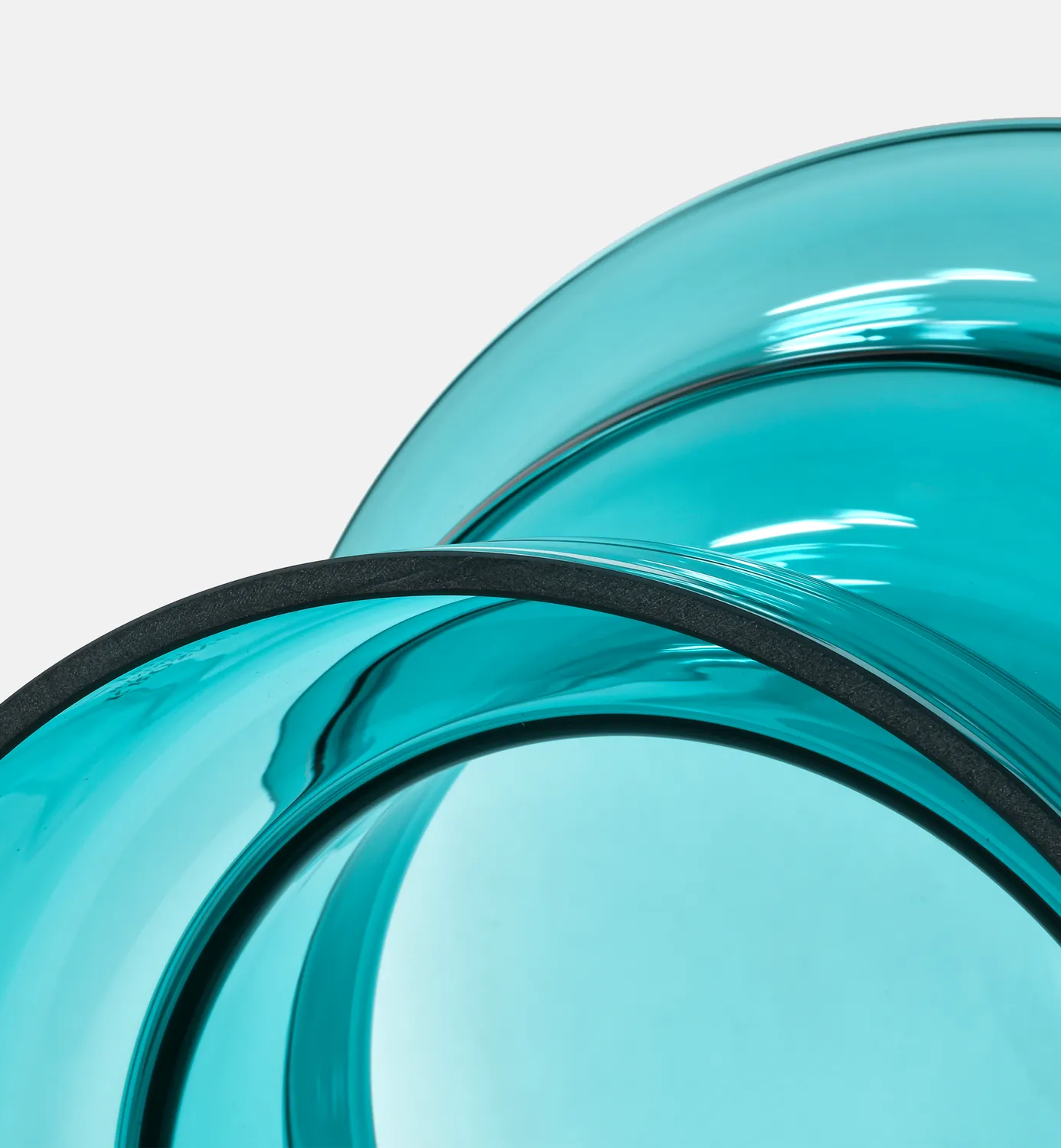 Krosno glas sofabord 30 cm azure blå