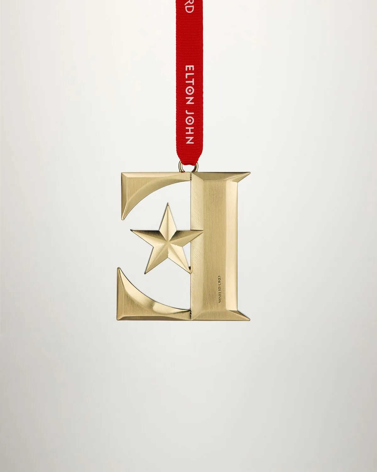 Waterford Elton John E Icon juleornament guld