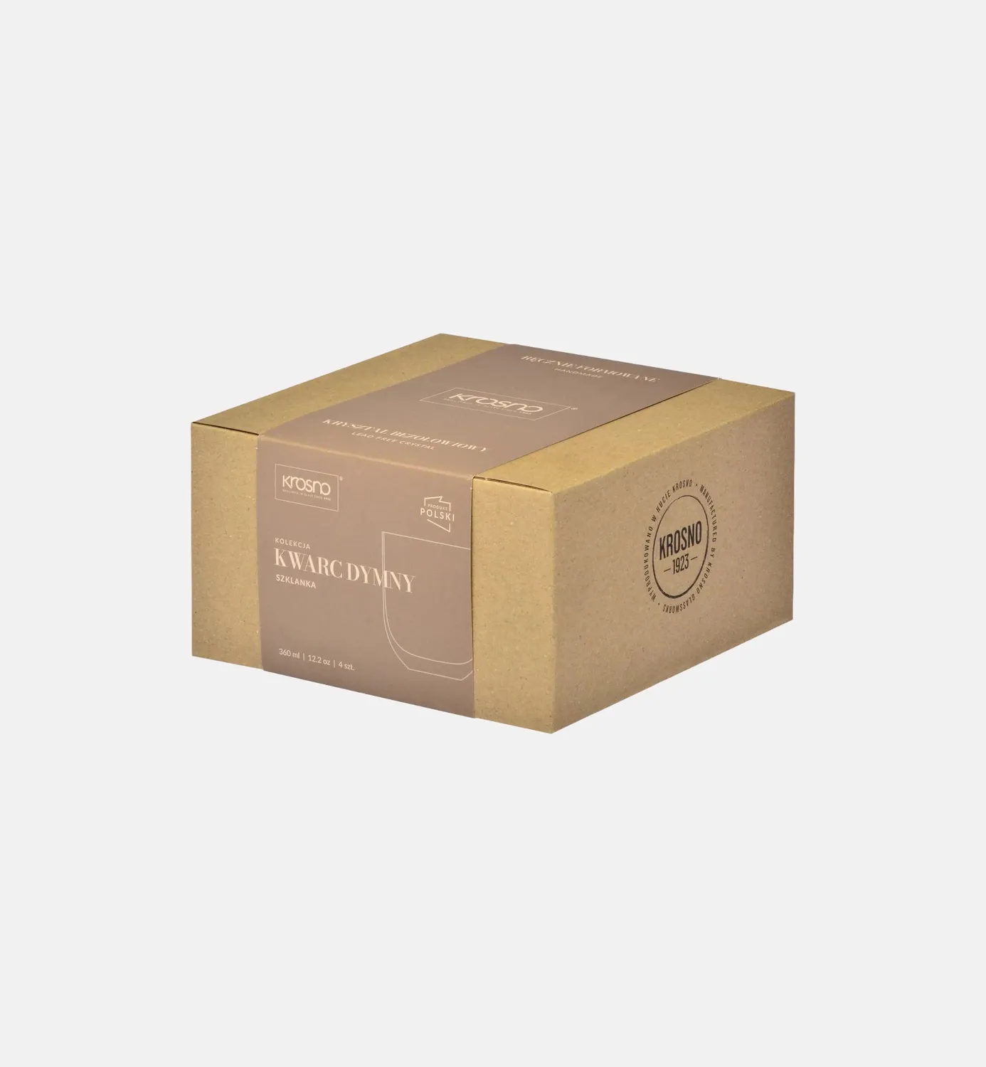Krosno Sunset tumblerglas 360 ml røgkvarts