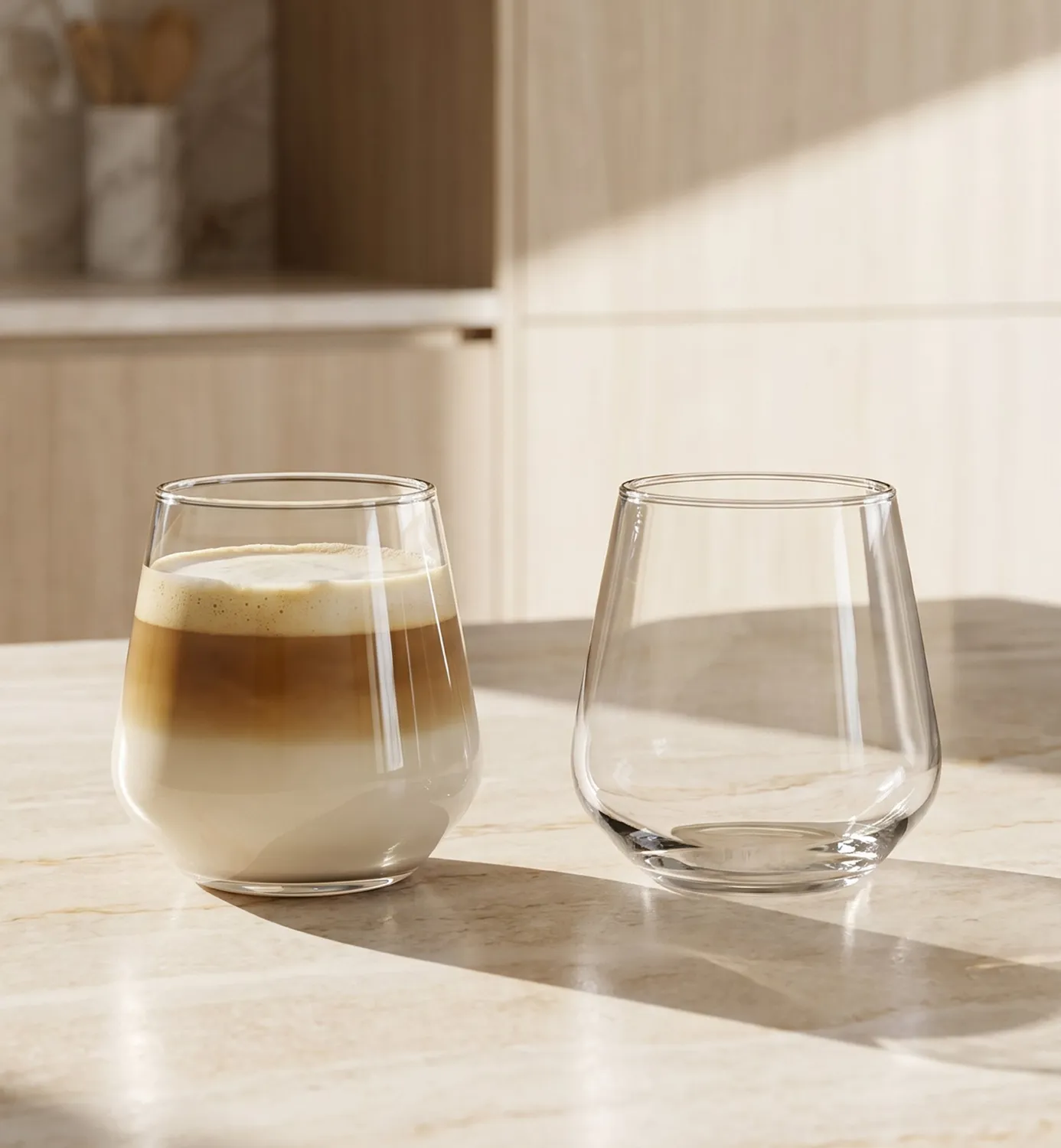 Krosno Coffee Moments kaffeglas 110 ml 4 stk krystal