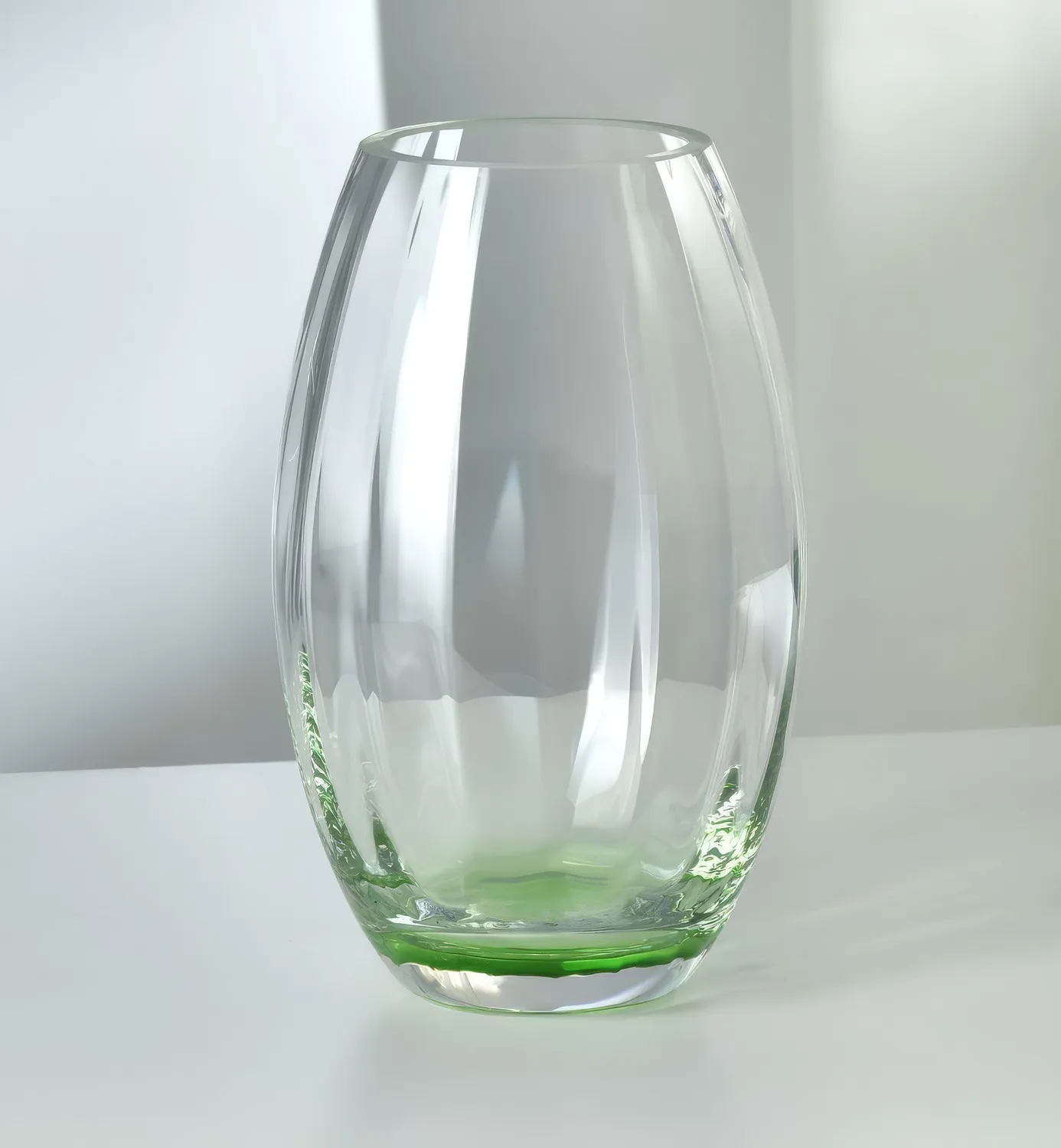 Krosno Gemstone vase smaragd 23,5 cm krystalglas