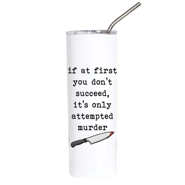 Mugsby Attempted Murder tumbler 591 ml sort humor