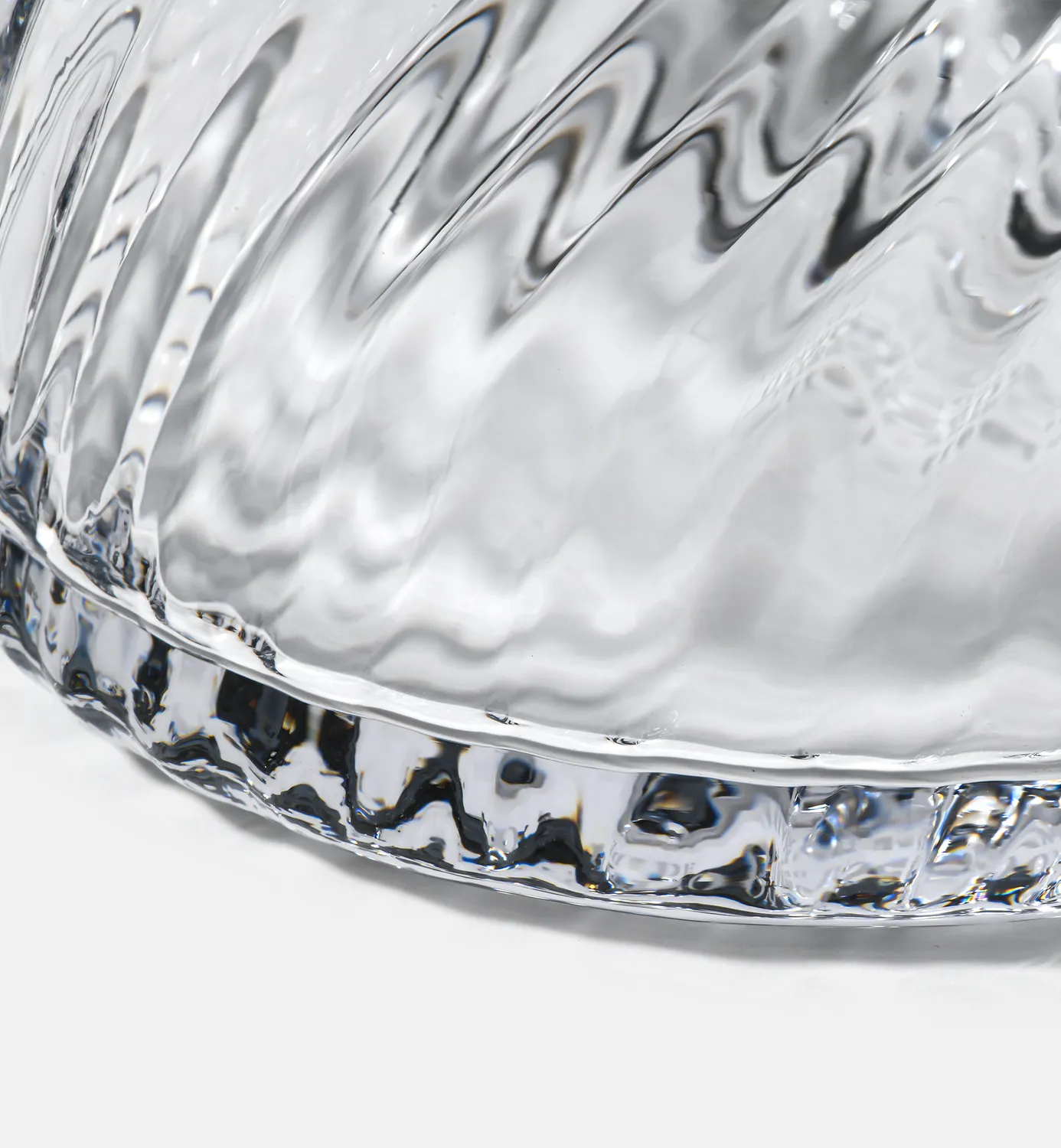 Krosno Gemstone krukke med låg klar 17,1 cm krystal